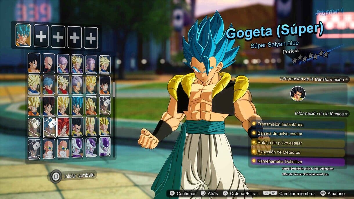 Dragon Ball: Sparking! ZERO Gogeta (Super) Super Saiyan Blue