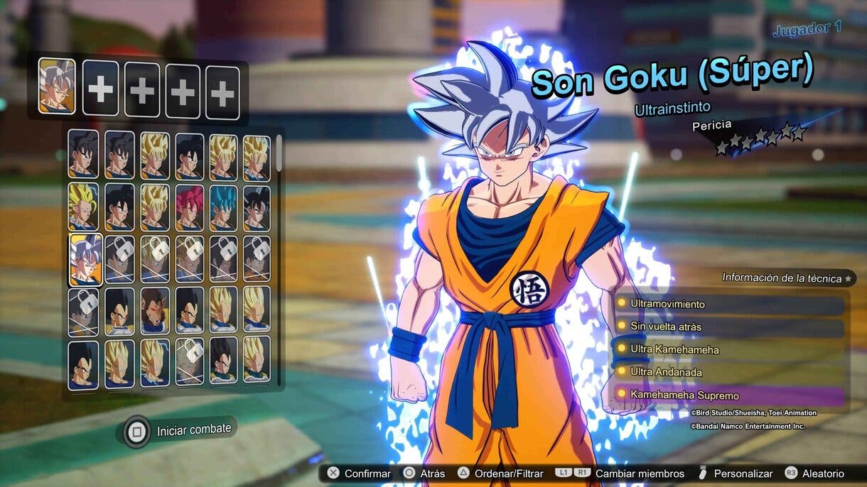 Dragon Ball: Sparking! ZERO Goku (Super) Ultra Instinto