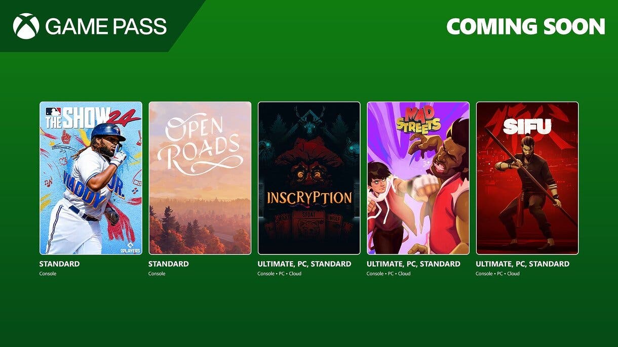 Xbox Game Pass octubre 
