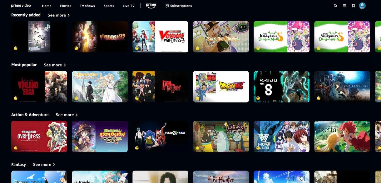 anime prime video