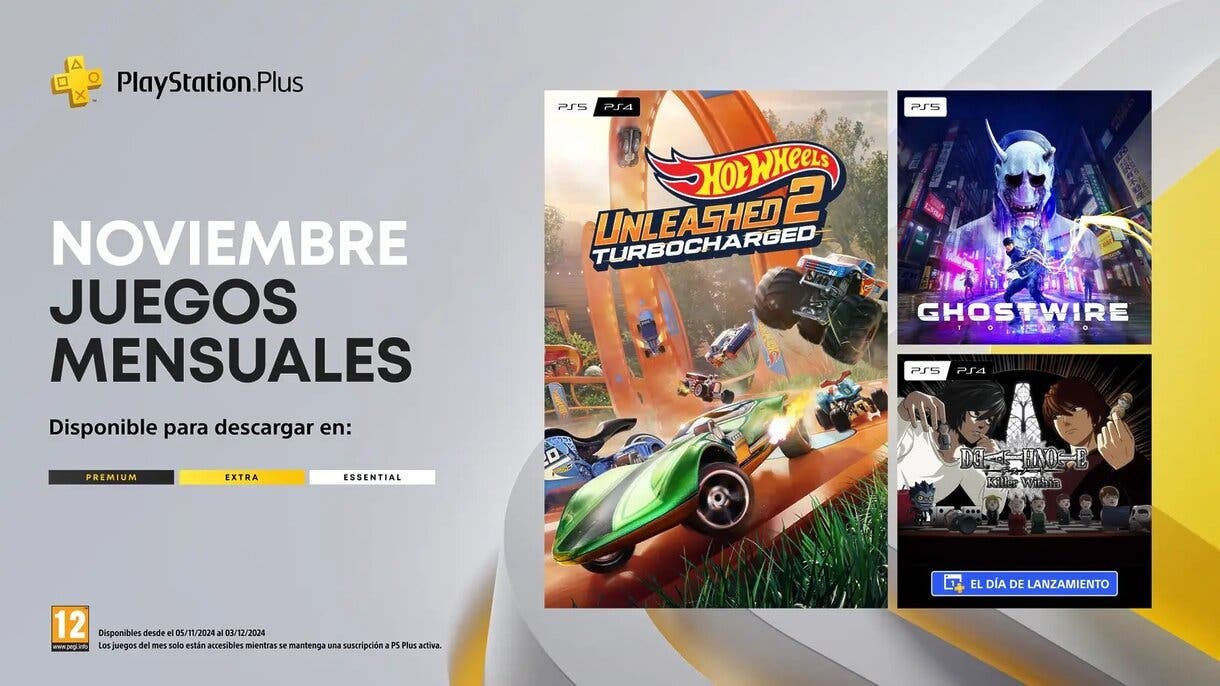 PS Plus noviembre 2024: confirmados los 3 nuevos juegos que darán el próximo mes en el servicio