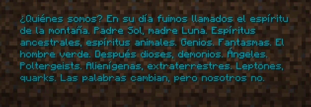 El significado tan profundo detrás del poema en los créditos de Minecraft