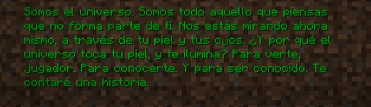 El significado tan profundo detrás del poema en los créditos de Minecraft