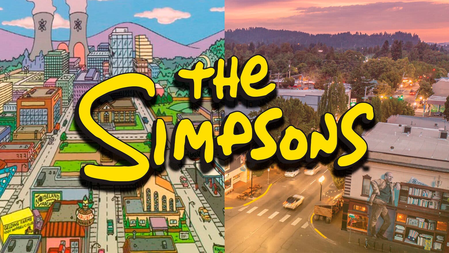 Esta es la ciudad real de Los Simpsons