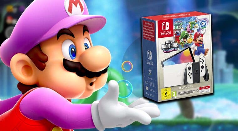 Imagen de YA disponible un nuevo pack de Nintendo Switch OLED con Super Mario Bros. Wonder y Switch Online