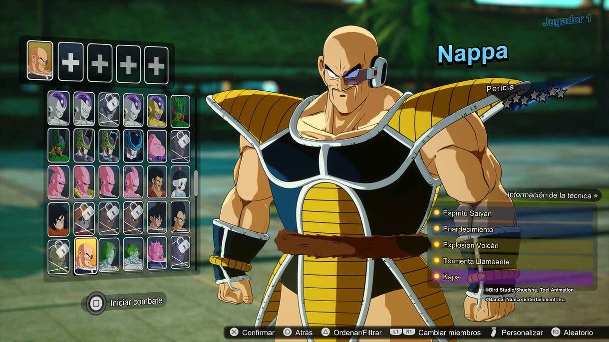 Nappa Dragon Ball Sparking ZERO