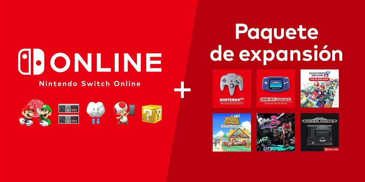 Nintendo Switch Online + Paquete de Expansión