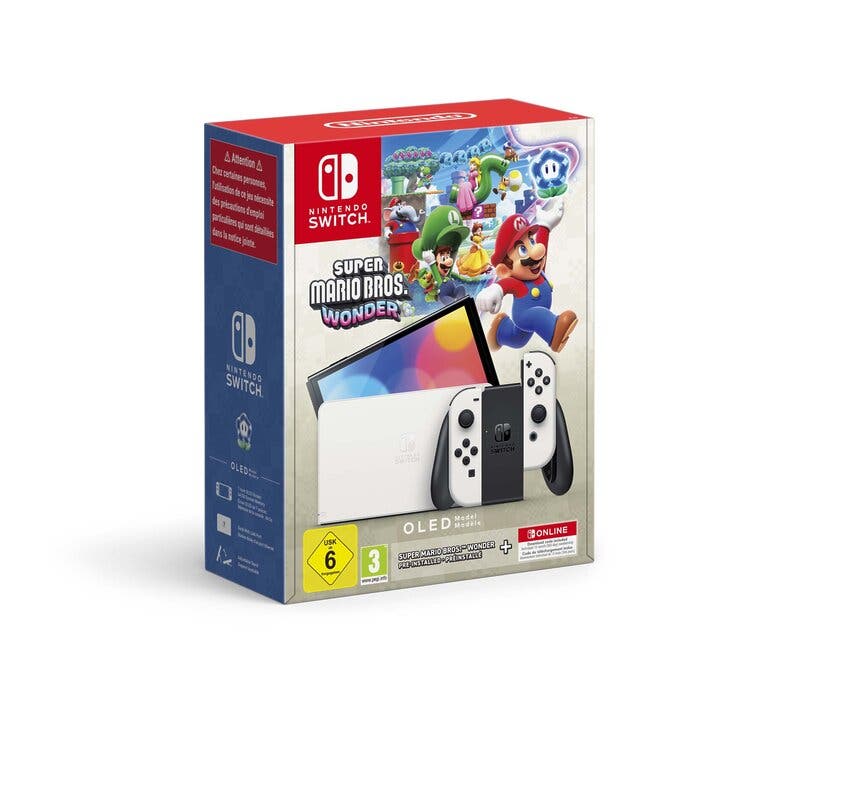 YA disponible un nuevo pack de Nintendo Switch OLED con Super Mario Bros. Wonder y Switch Online