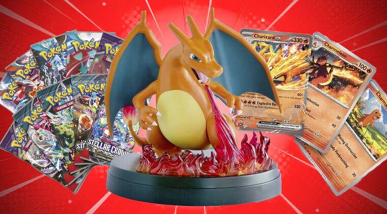 Imagen de La nueva colección superprémium Charizard ex de JCC Pokémon es lo que todo fan necesita