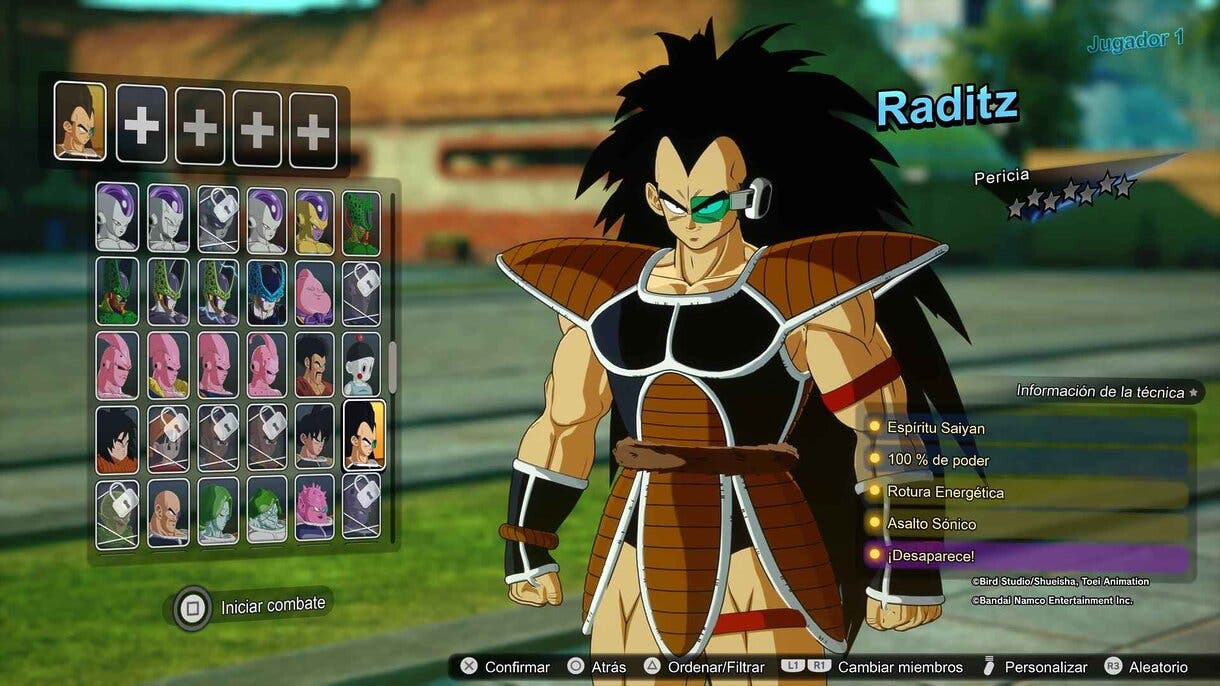 Raditz Dragon Ball Sparking ZERO