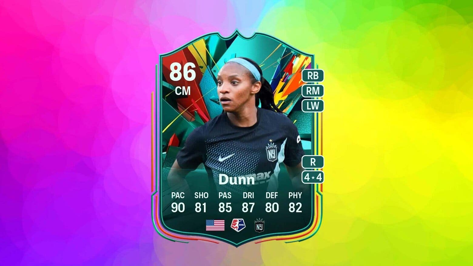 EA Sports FC 25: cómo hacer el SBC Total Rush de Crystal Dunn +86 y si merece o no la pena