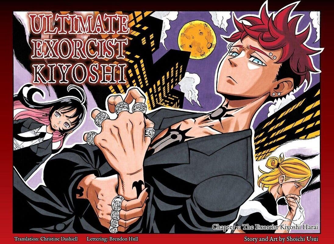 Ultimate Exorcist Kiyoshi ilustración a color