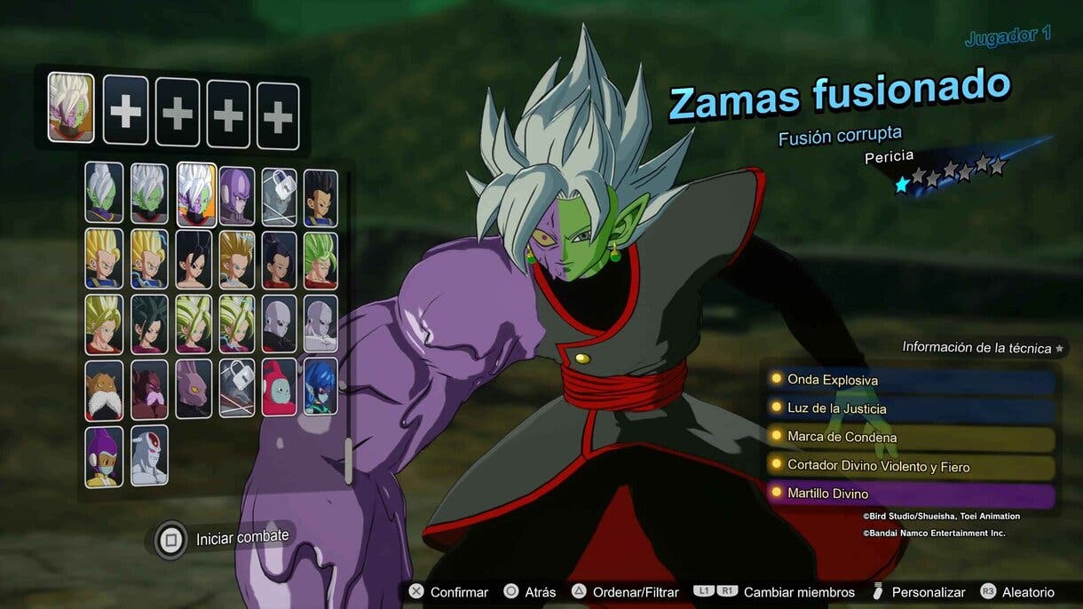  Zamasu Fusionado Dragon Ball: Sparking! ZERO