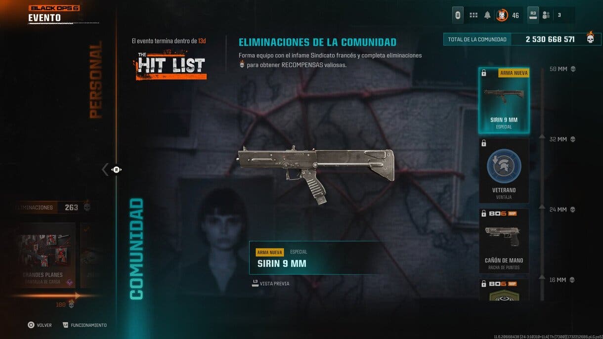 Black Ops 6: Así es el nuevo evento 'The Hit List' y todas las recompensas gratis que incluye