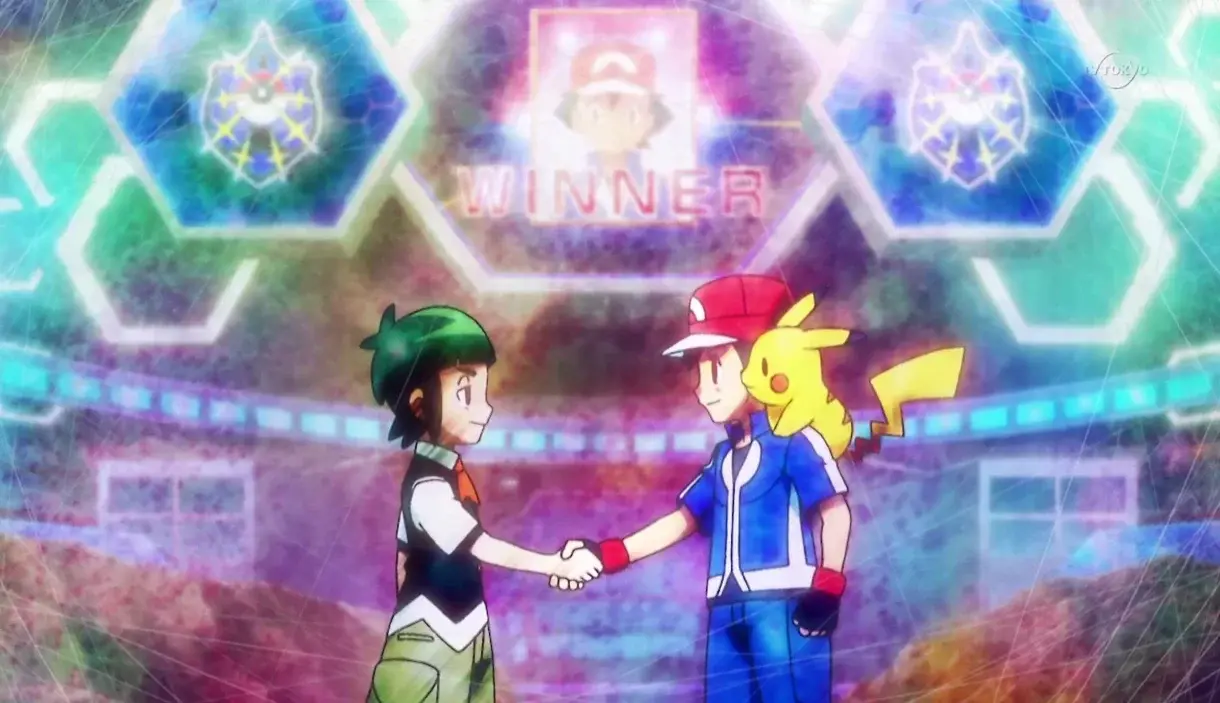 Anime Pokemon Ash vs Sabino