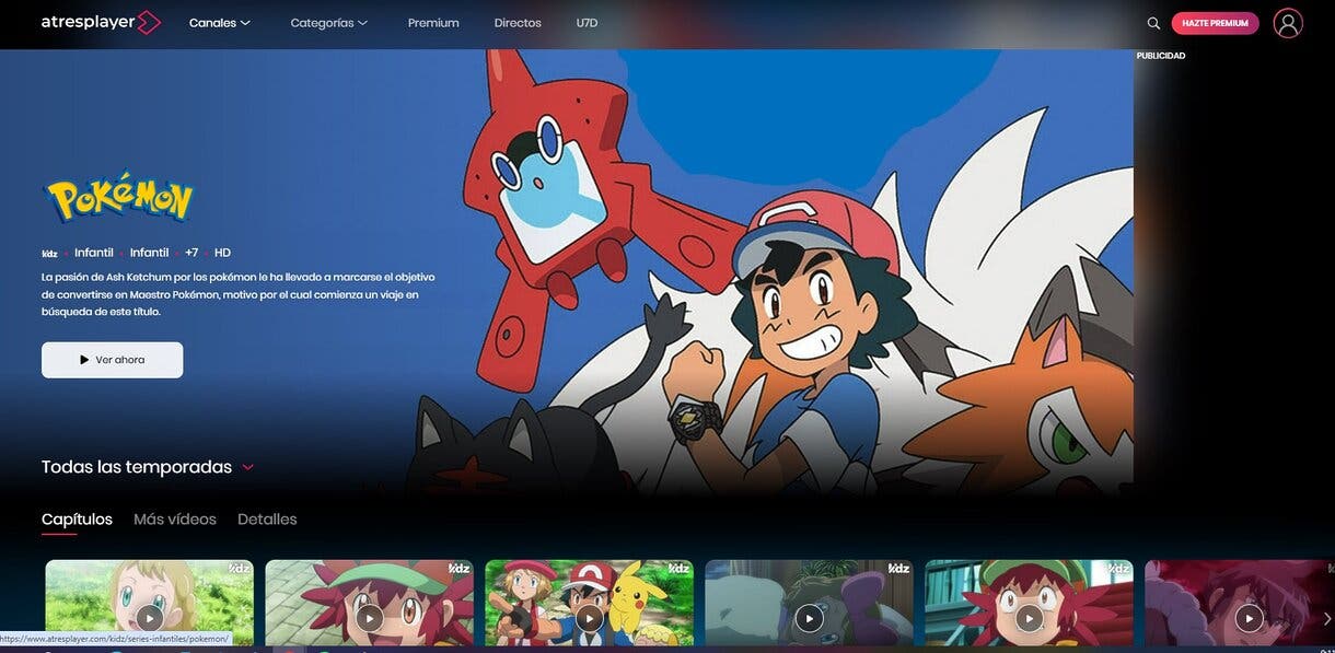 pokemon anime atresplayer