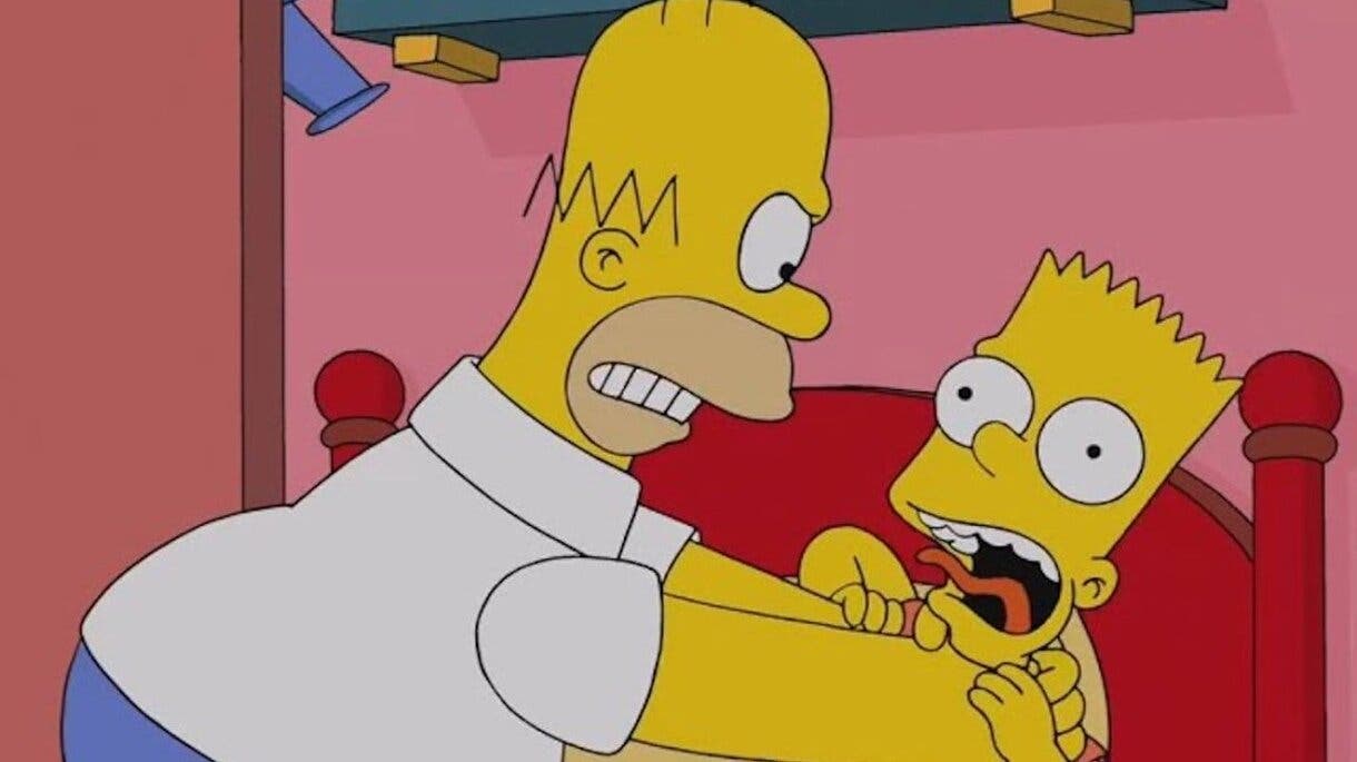 Imagen de Homer y Bart Simpson