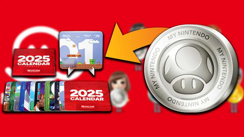 Nintendo regala un calendario a través de su tienda oficial por muy pocos puntos de platino