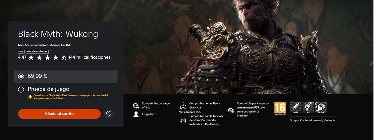 Black Myth: Wukong PS PLUS PREMIUM