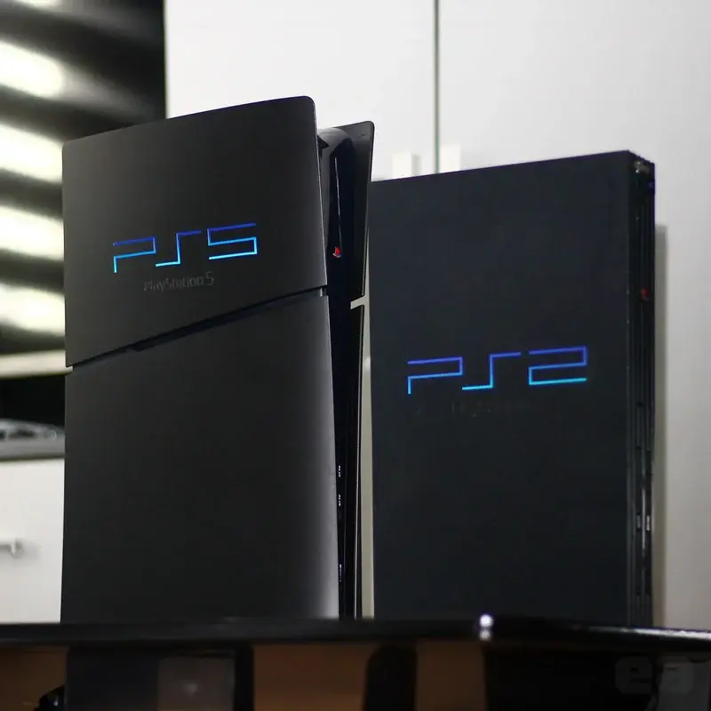 PS5 al más puro estilo PS2: Pura elegancia retro con un diseño muy icónico