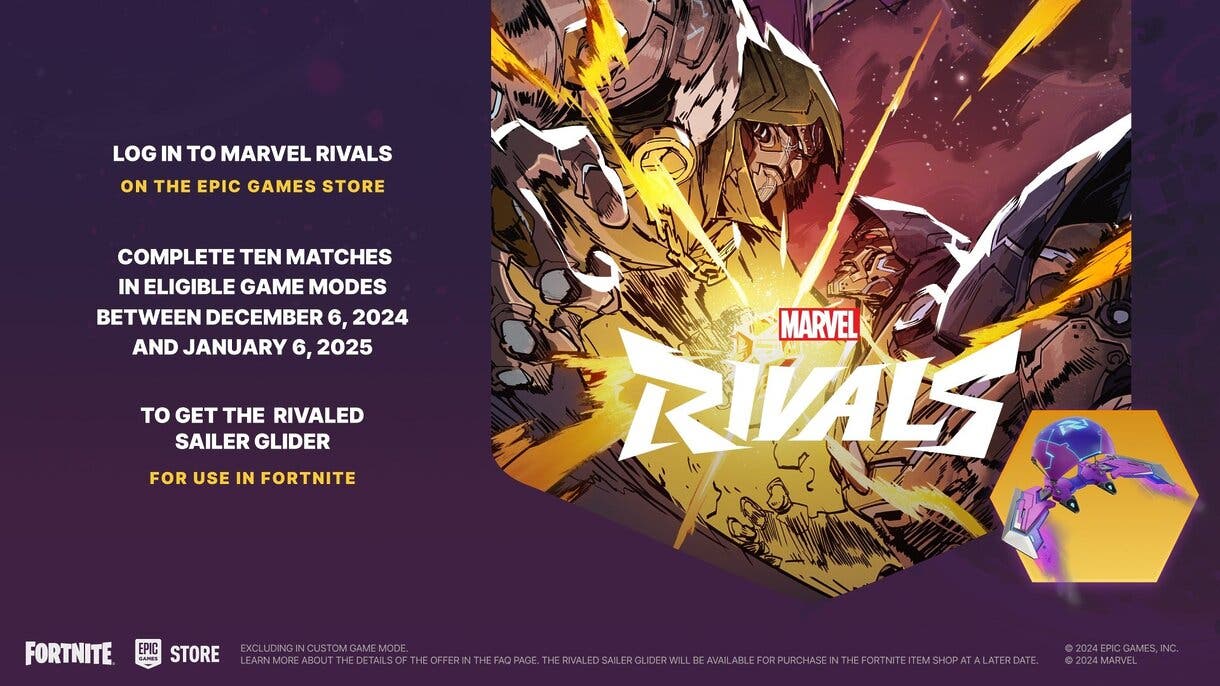 Fortnite celebra nuevo crossover con Marvel Rivals