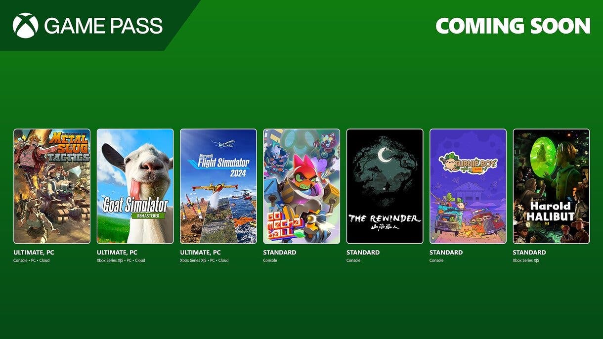 Xbox Game Pass noviembre 2024