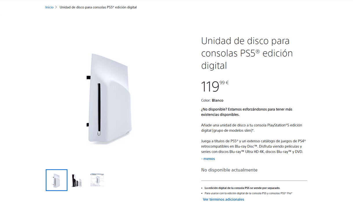 Dónde comprar el disco extraíble para tu PS5 Pro al mejor precio