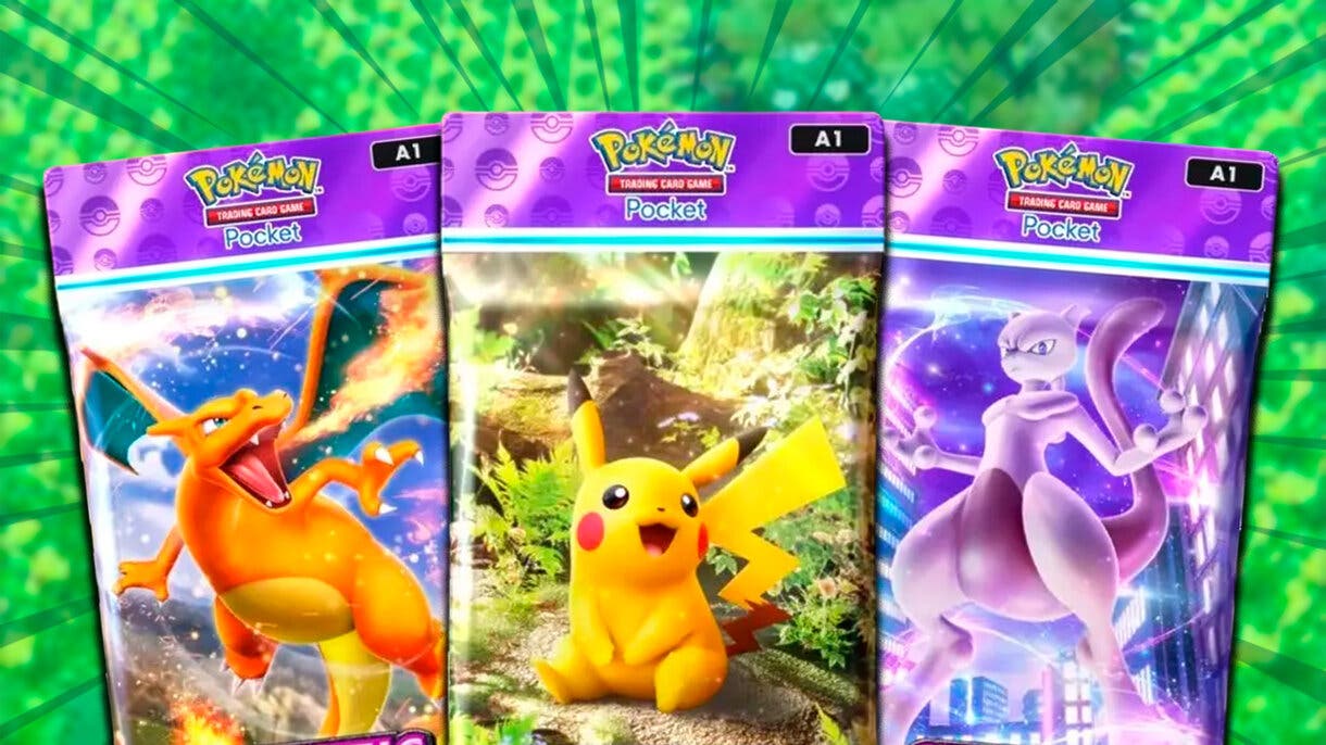 ¿Qué cartas hay en cada sobre de JCC Pokémon Pocket?