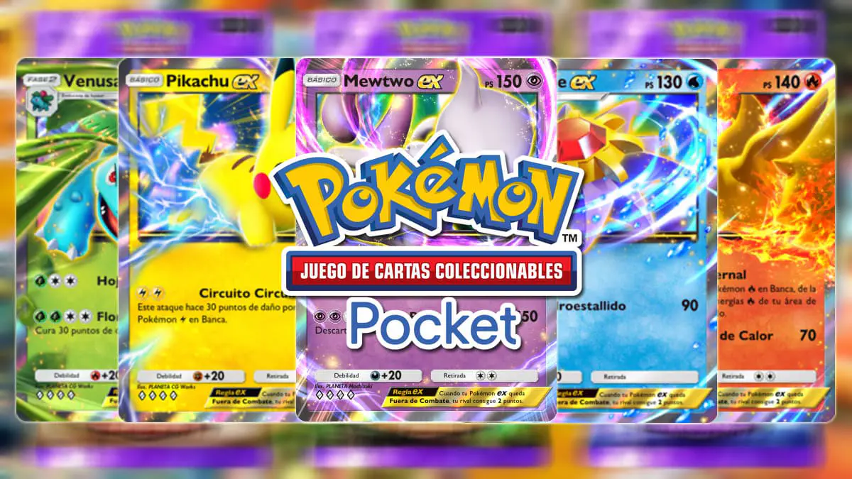Mejores cartas EX de JCC Pokémon Pocket