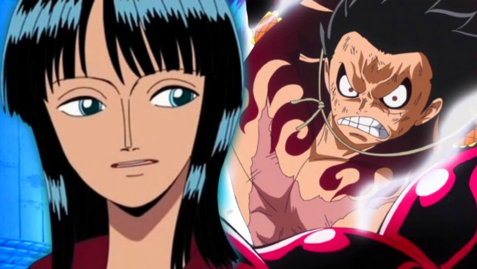 Nico Robin y Luffy G4