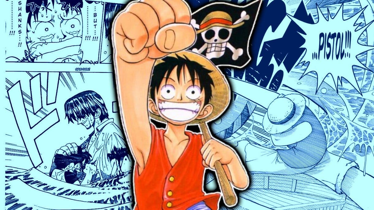 One Piece manga con arte antiguo