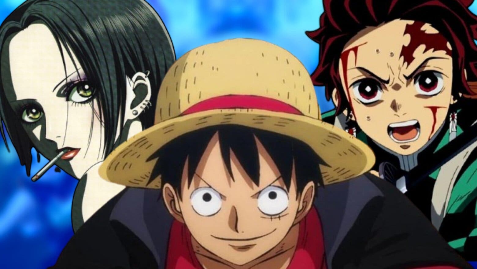 Luffy nana y Tanjiro