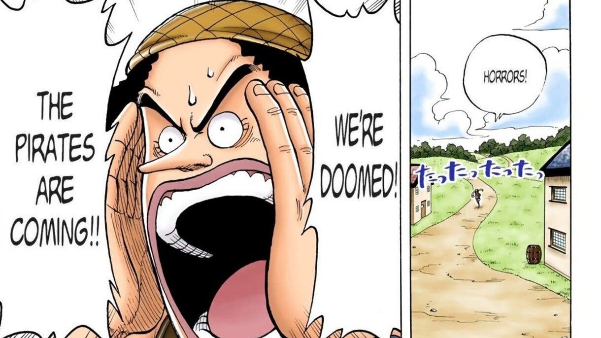 Usopp gritando