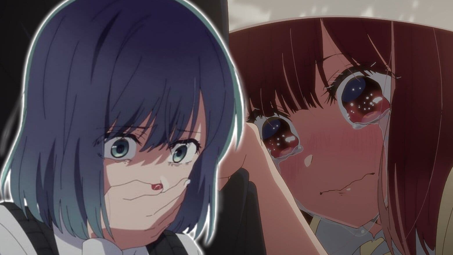 Kana y Akane llorando