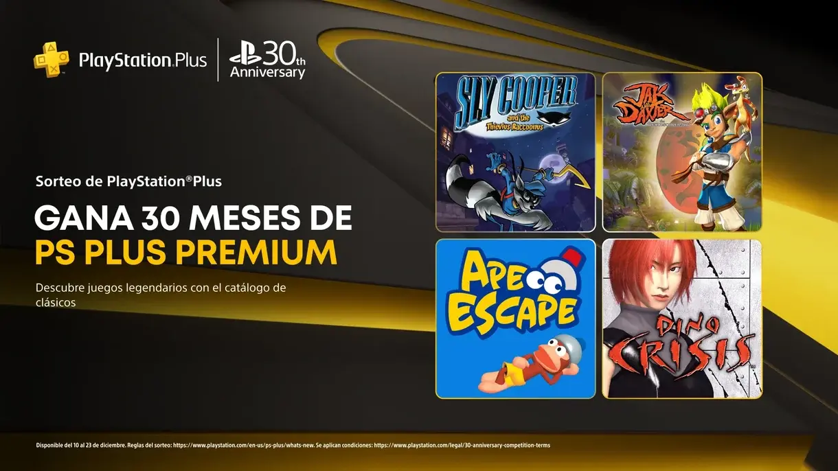 Sorteo 30 MESES PS PLUS PREMIUM PLAYSTATION 