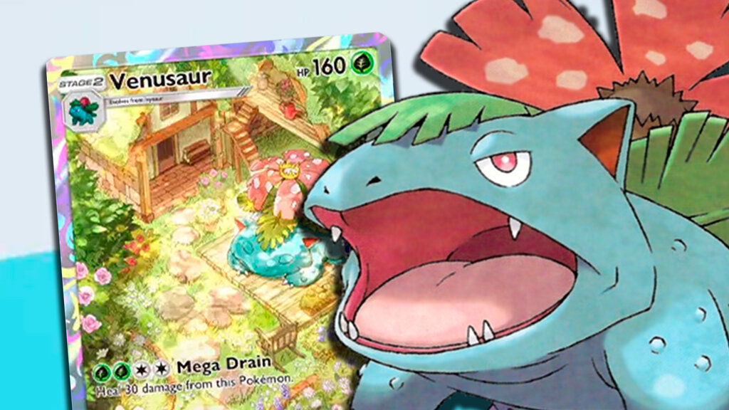 Nuevo evento de Botín de Venusaur de JCC Pokémon Pocket