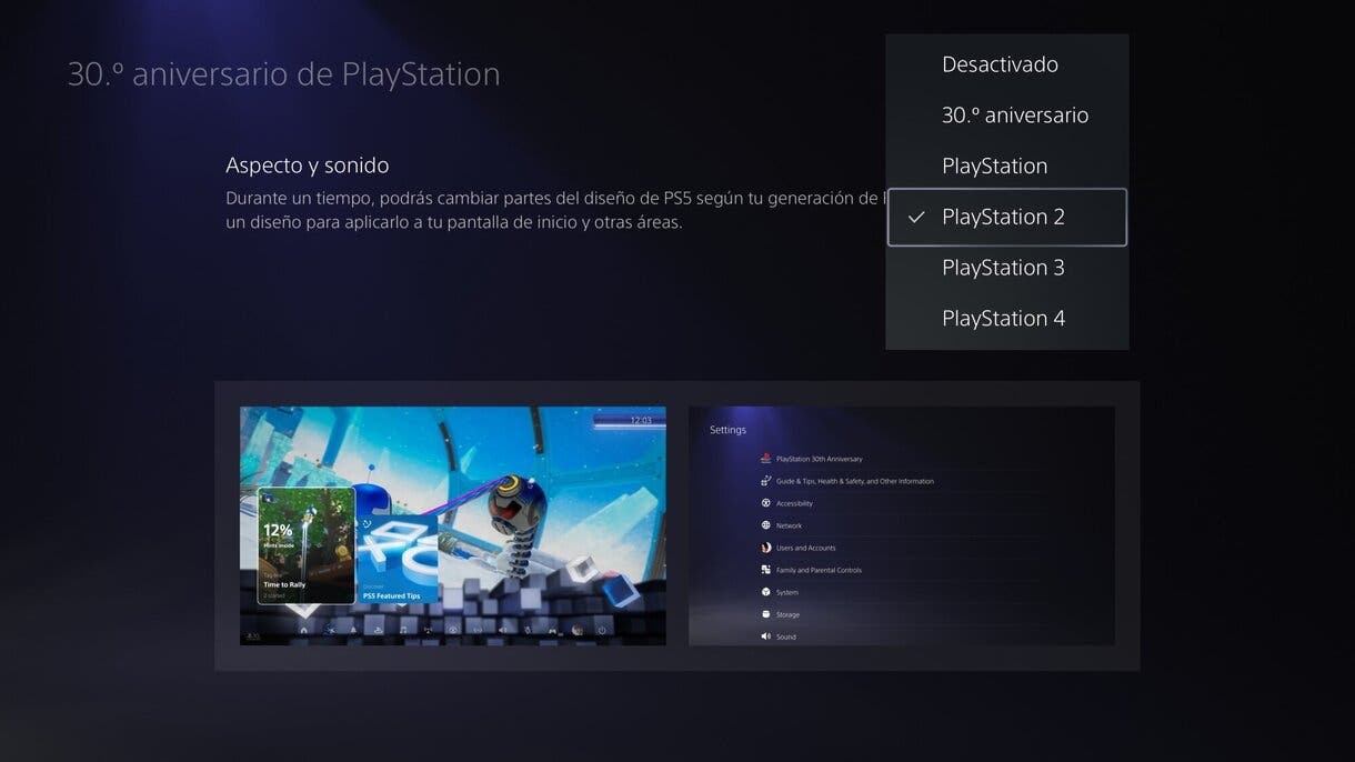 Desde PS1 hasta PS4: Así celebra PlayStation su 30 aniversario con esta actualización para PS5