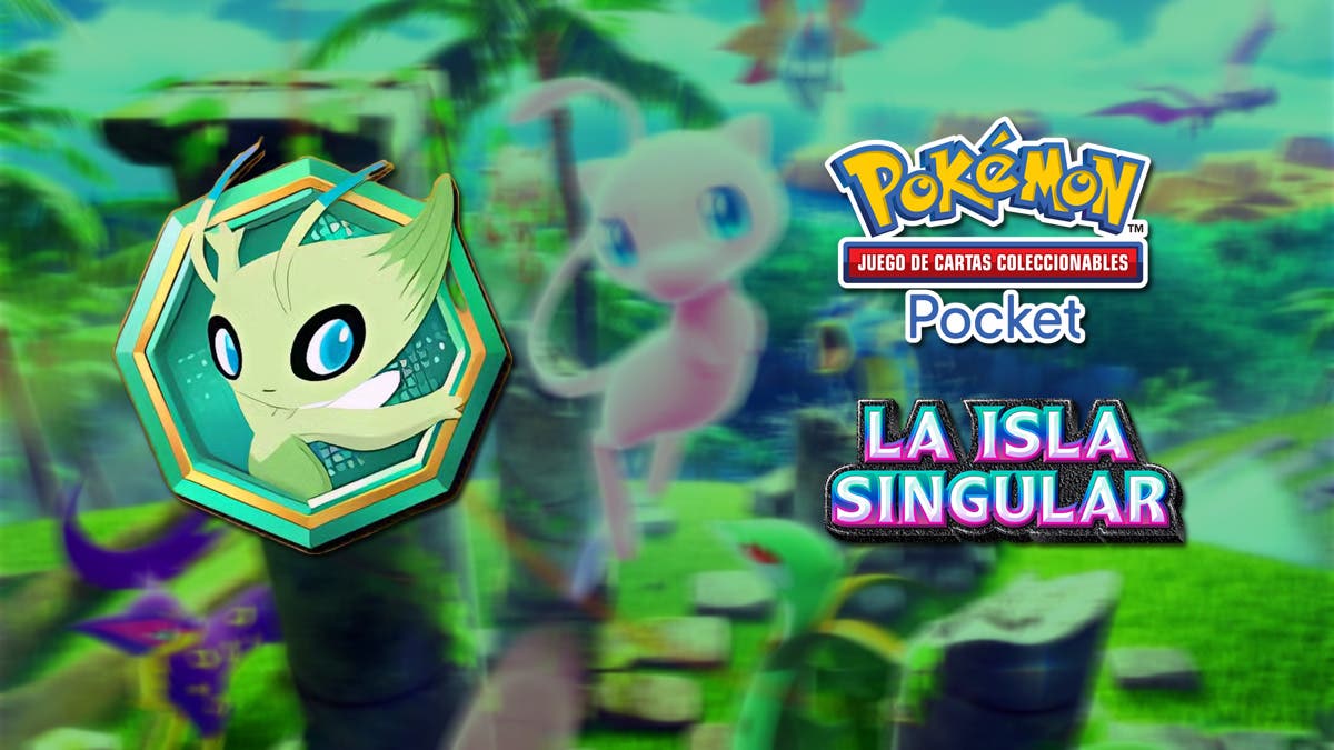 Cómo conseguir el emblema de Celebi en la expansión Isla Singular de JCC Pokémon Pocket