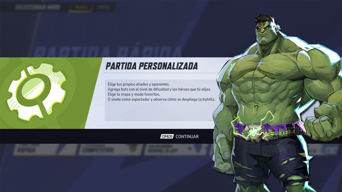 Cómo crear partidas personalizadas en Marvel Rivals