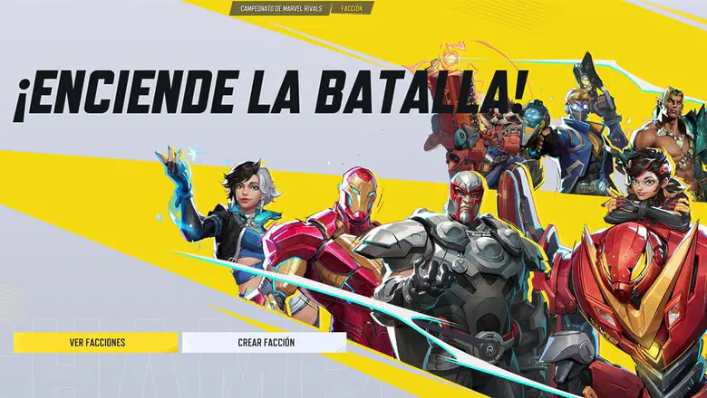 Cómo funciona el sistema de facciones en Marvel Rivals
