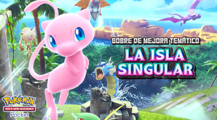 Imagen de La expansión La Isla Singular llega a JCC Pokémon Pocket con nuevos sobres este mismo diciembre
