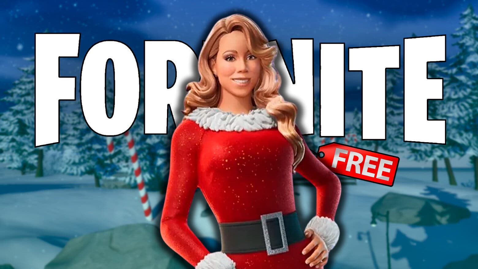 Fortnite regala un nuevo gesto de Mariah Carey