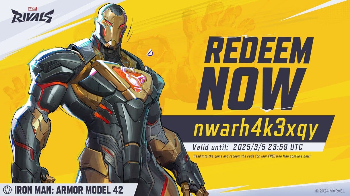 Nueva skin gratis de Marvel Rivals de Iron Man