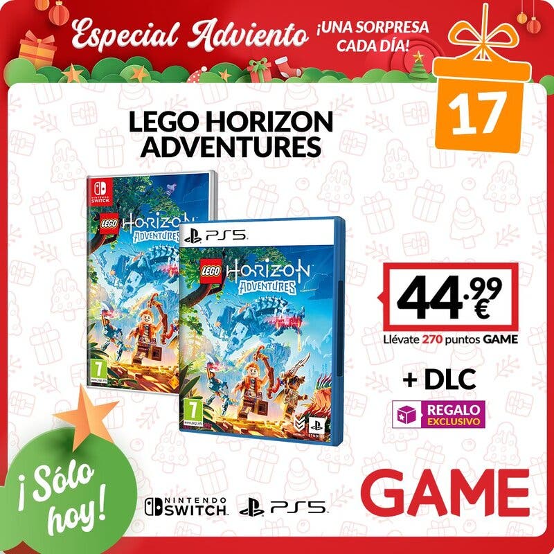 lego horizon adventures oferta game calendario adviento 
