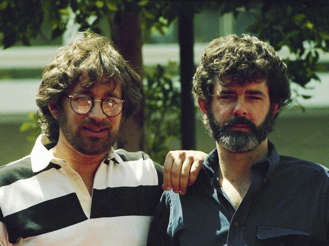 Steven Spielberg y George Lucas