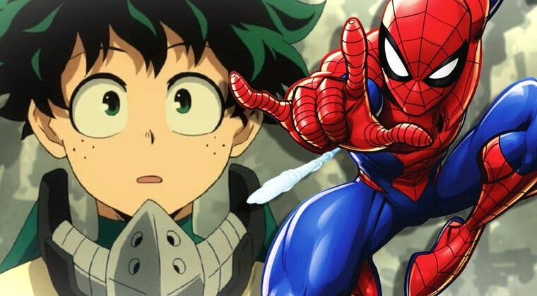 Imagen de Así se ve Spider-Man dibujado por el creador de My Hero Academia