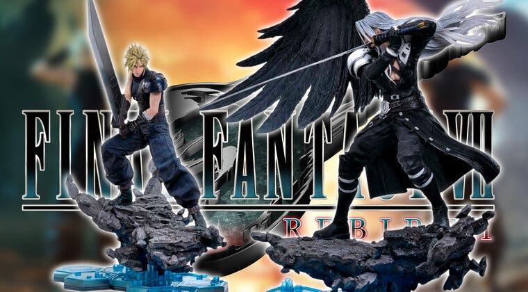 Imagen de Final Fantasy VII Rebirth anuncia estas increíbles figurar de Cloud y Sephiroth,  pero cuestan 5.000 dólares