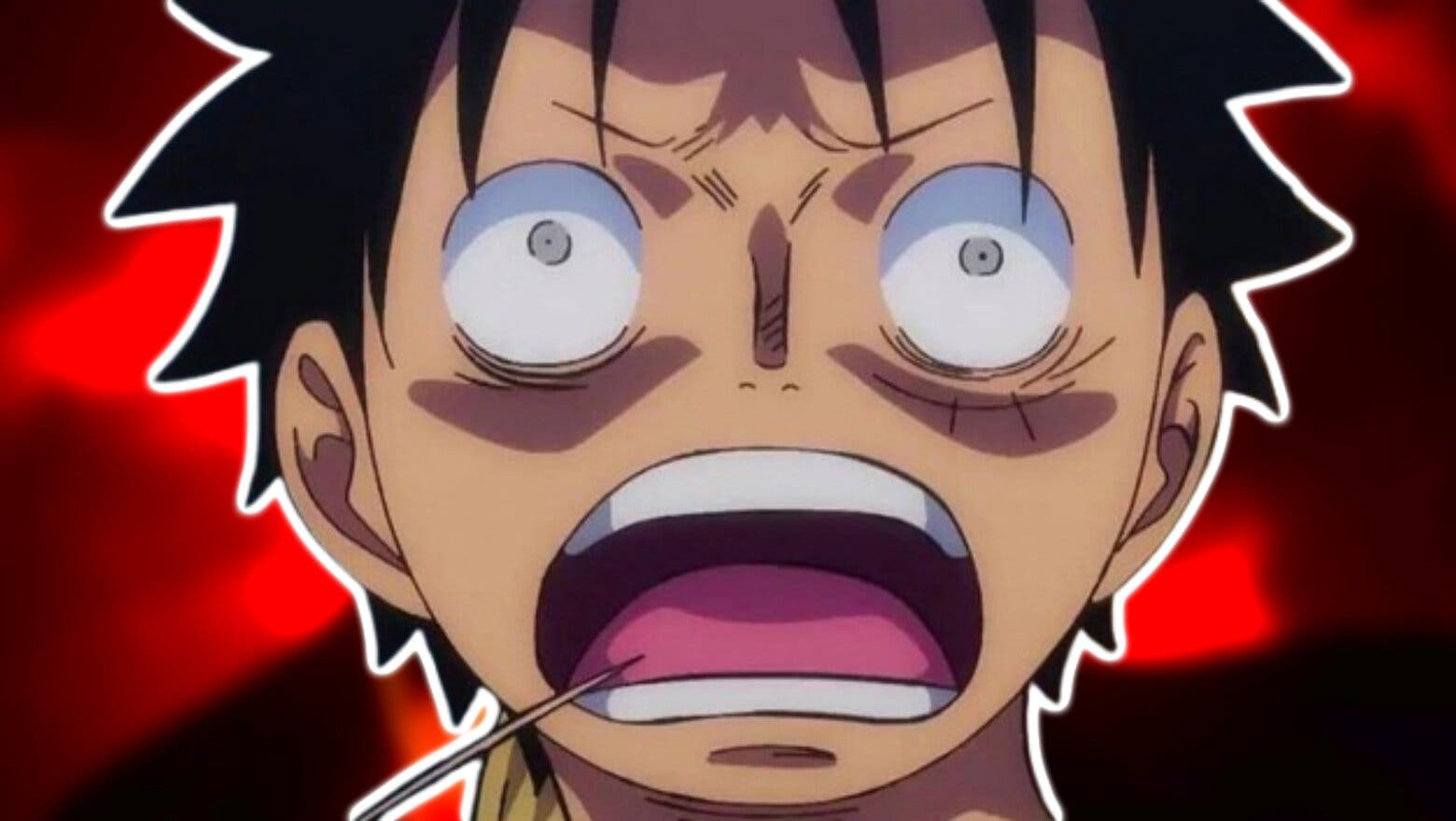 Luffy sorprendido