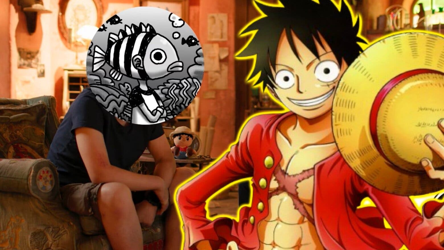 Oda hablando de Luffy.