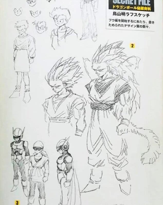 super saiyan 3 diseño original